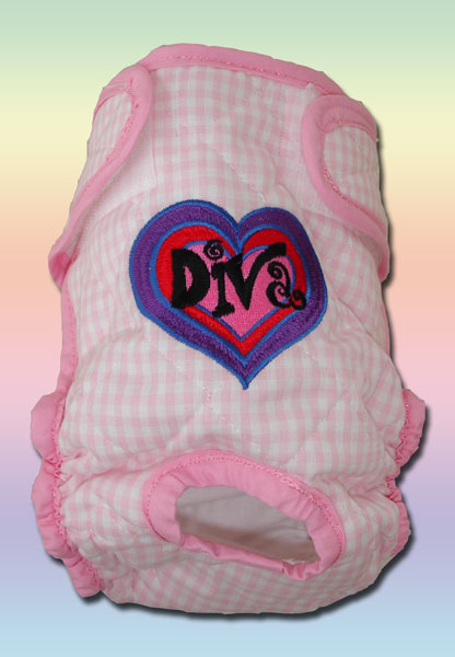 Diva on Pink Gingham