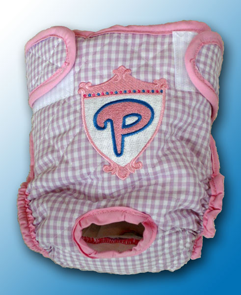 Princess Shield on Pink Gingham