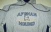 Afghan Hound Hoodie Blue & Gray